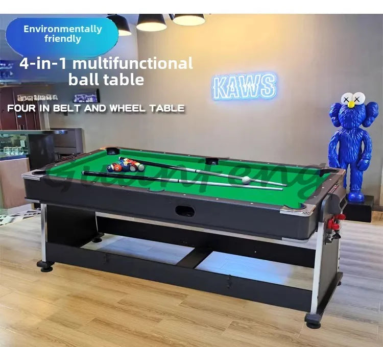 Four-in-one Pool Table Multi-function Automatic Household Indoor Table Tennis Table Two-in-one