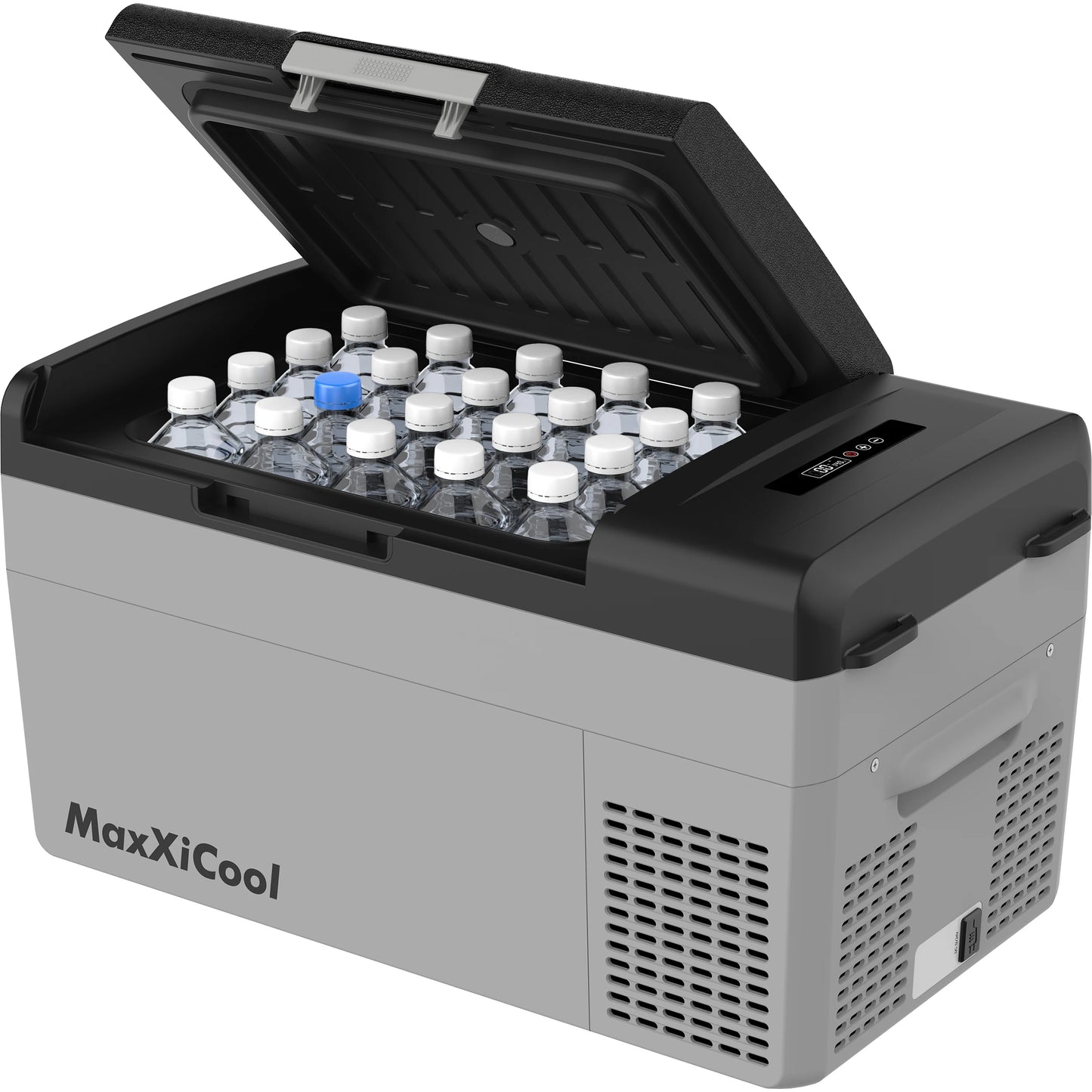 MaxXiCool MF20 Camper Fridge 12v, -4℉-68℉ Fast Cooling Car Refrigerator,  Freezer Portable 21Qt/21L
