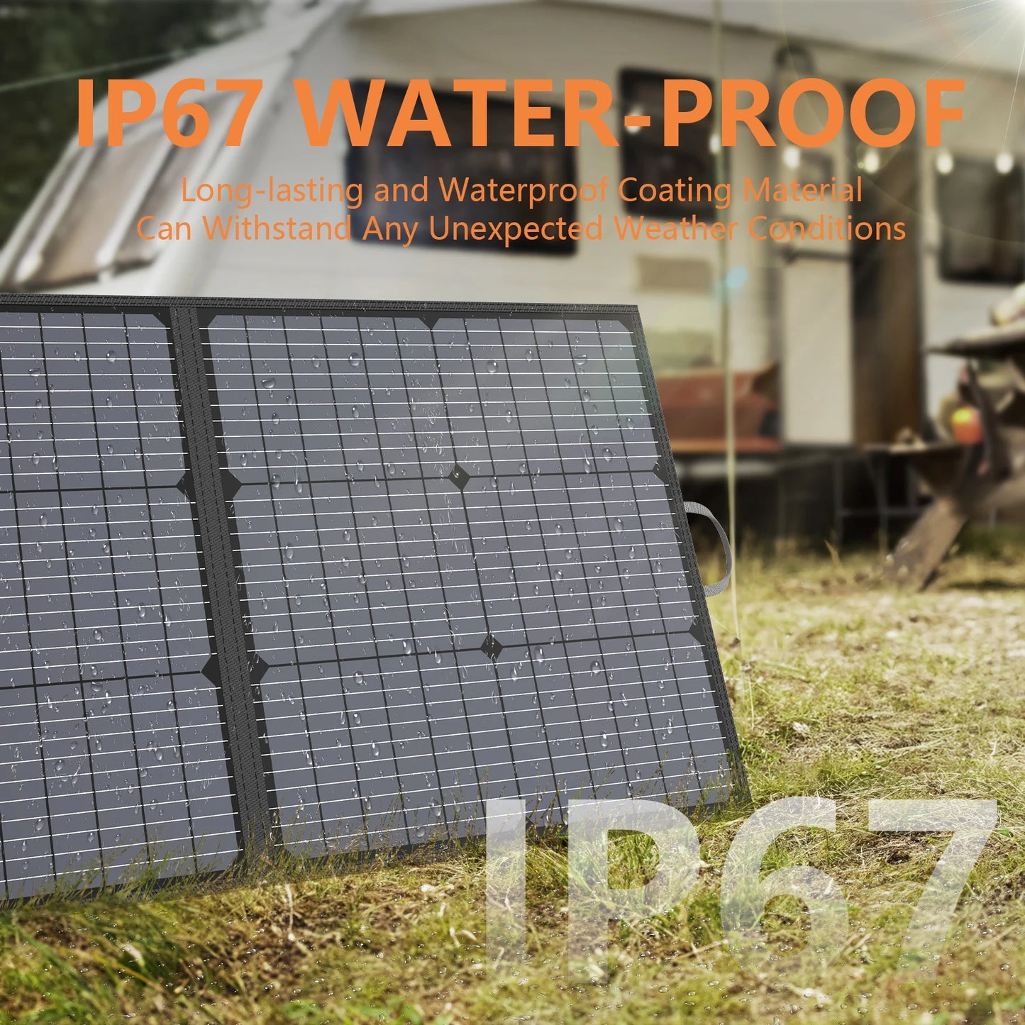 MHPOWOS Portable Solar Charger 40V 220W Foldable Solar Panel Kit for Jackery Bluetti Ecoflow