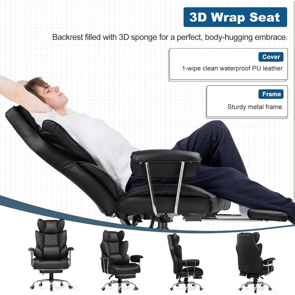 Gaming Chair,Office Chair with Pocket Spring Lumbar Support, Ergonomic Comfortable Wide Office Desk