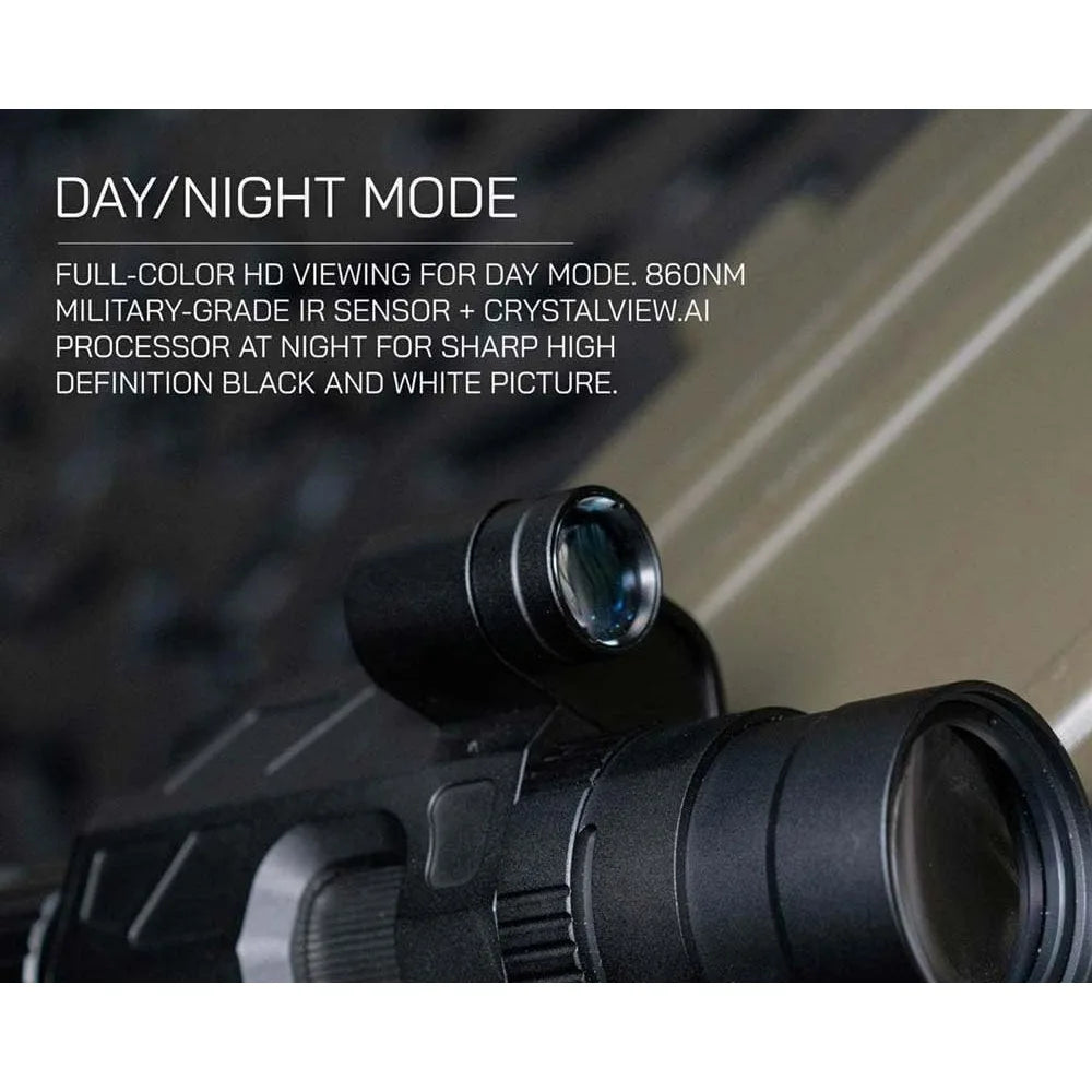 HD Night Vision Scope and Optical Attachment - Can Be Paired to Existing Rifles Scopes or Standalone