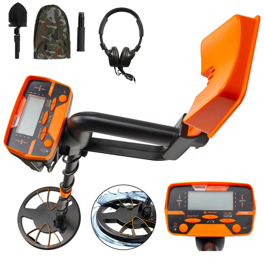 SucceBuy Metal Detector Waterproof Disc Underwater Underground High Accuracy Sensitive LCD Display