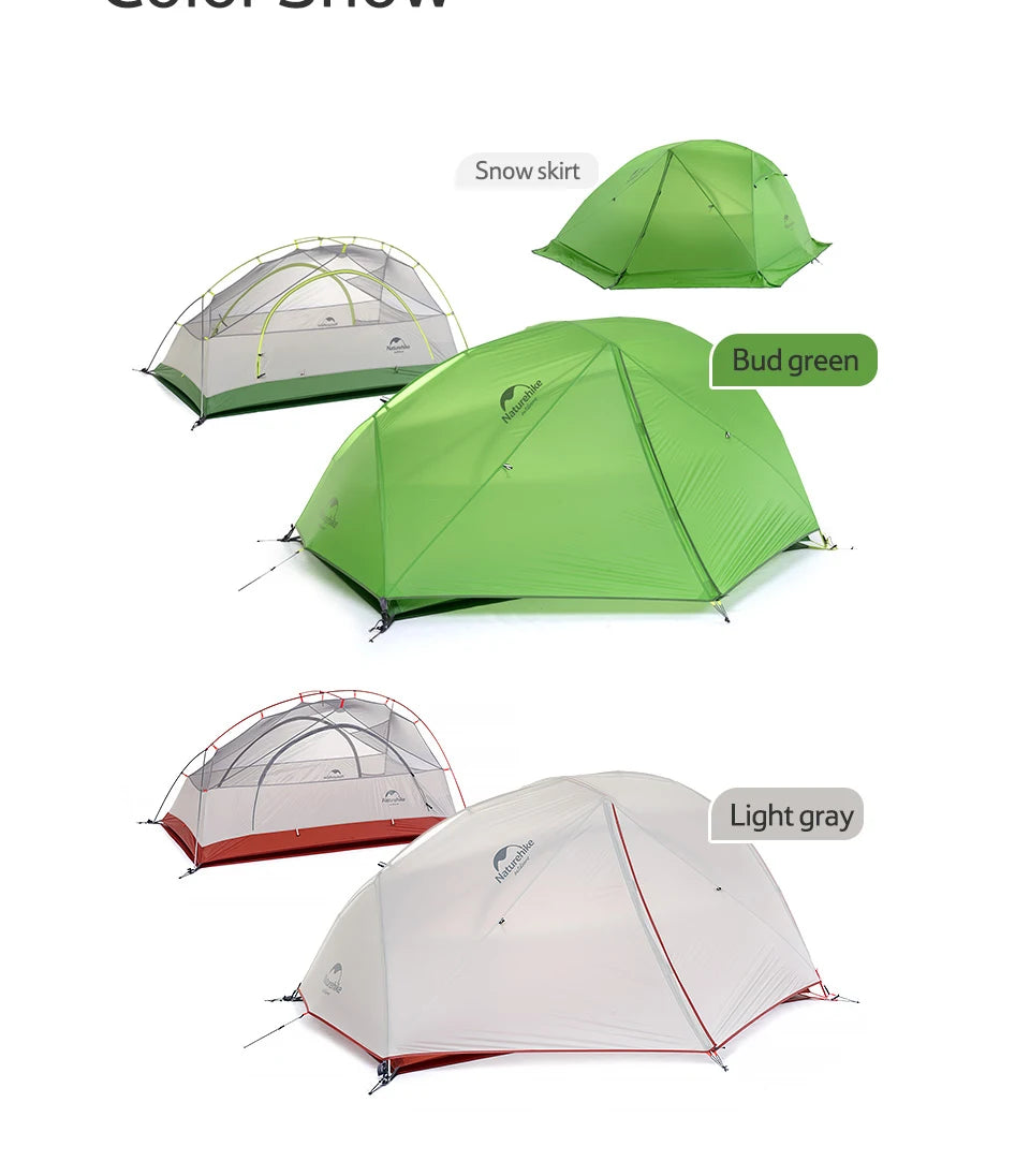 Naturehike Star-River Ultralight Waterproof Tent 2 People 4 Seasons Outdoor