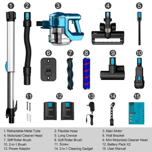 INSE S6P PRO Cordless Handheld Vacuum Cleaner 23000pa 265W Brushless Motor