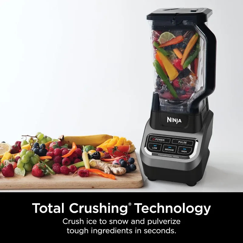 Ninja NJ601AMZ Professional Blender w/1000-Watt Motor & 72 oz Dishwasher-Safe Total Crushing Pitcher