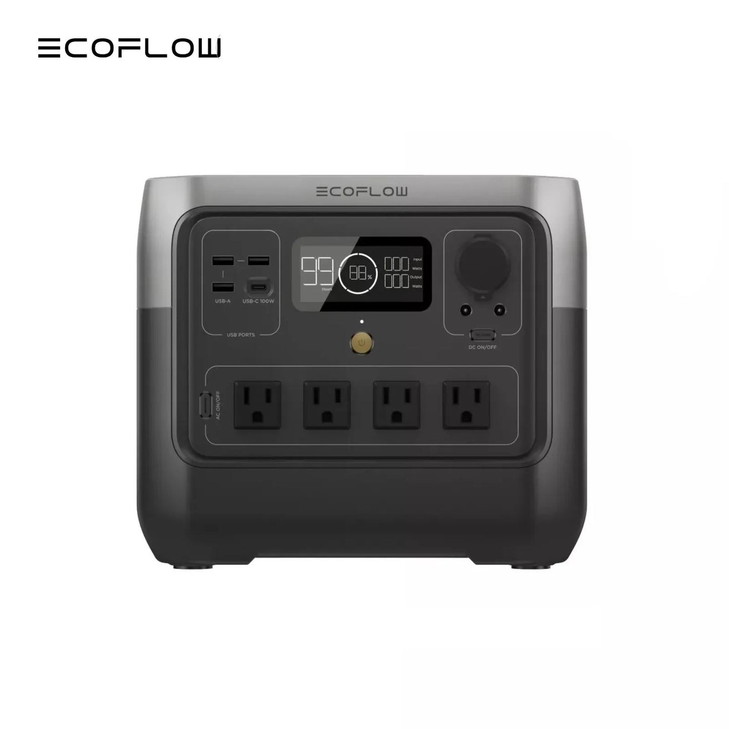 ECOFLOW Solar Generator RIVER 2 Pro 716Wh LiFePO4 Battery, 4x800W AC Outlets (1600W Surge)