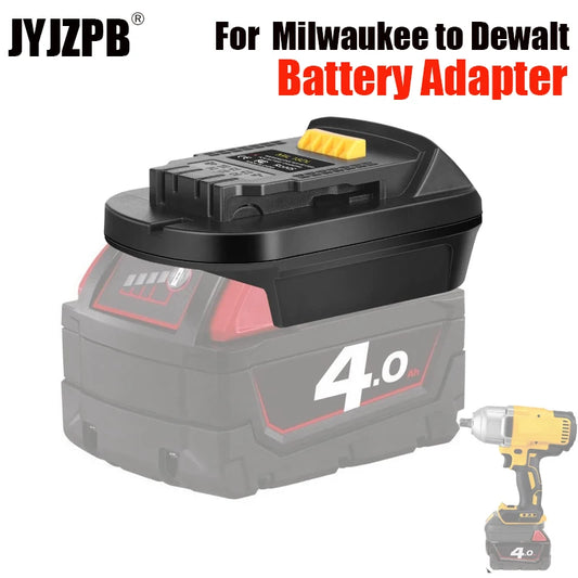 MIL18DL Battery Adapter Milwaukee to Dewalt Battery Adapter, Milwaukee M18 Battery to Dewalt 20V