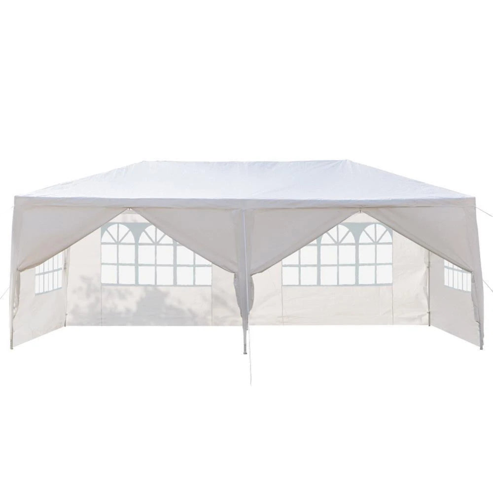 10x20' Outdoor Garden Gazebo Wedding Party Tent Canopy Marquee with 6 Removable  Sidewalls