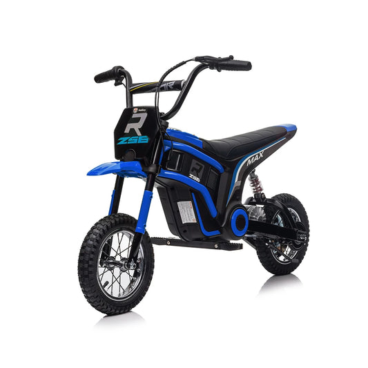 Children's Riding 24V Electric Toy Off-road Motorcycle Dirt Bike,Suspension, Manual Double Brakes