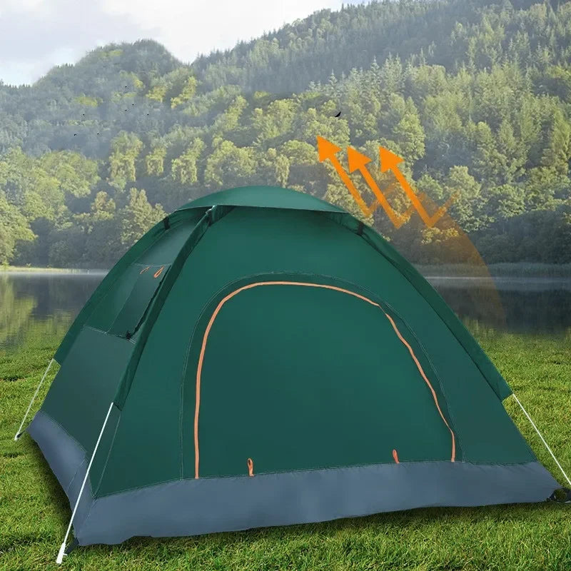 2-3 Person Pop Up Tent Waterproof Automatic Camping UV Protection Tents Lightweight Instant Setup