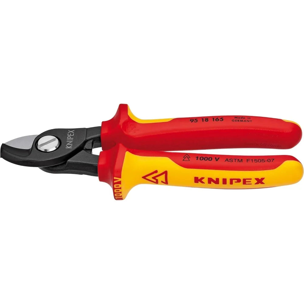 Knipex Tools LP - 9K989831US 10 -Piece 1000V Insulated High Leverage Pliers, Cutters, Screwdriver
