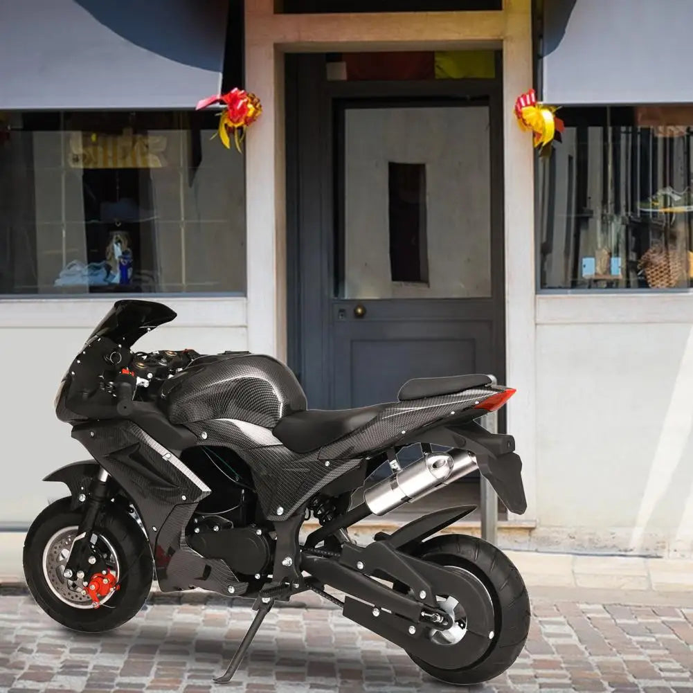 49cc 4-Stroke Pocket Rocket Motorcycle Mini Motorcycle Gas Pocket Motorbike/Racing Max Speed 25MPH