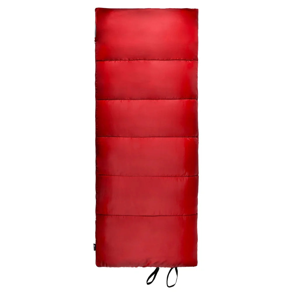 50F Warm Weather Sleeping Bag Compact Lightweight Quilt Machine Washable Insulated Polyester Fabric