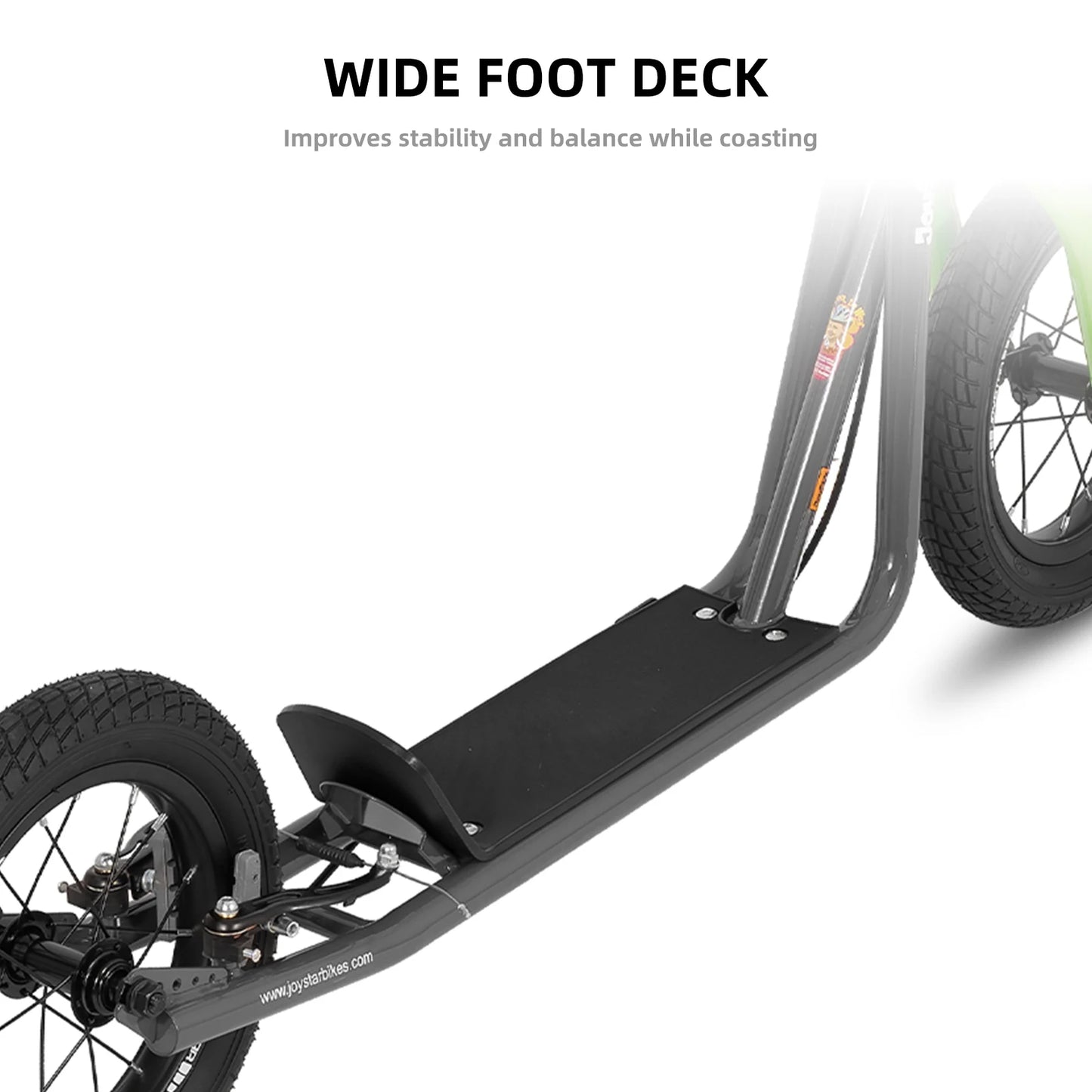 JOYSTAR Kick Scooter for Ages 5-9 Years Old Kids with 12 Inch Front and Rear Wheel, Rear V-Brake