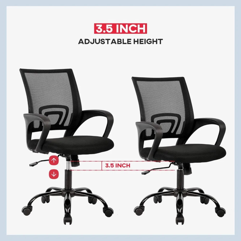 ANGDUO Office/Computer Mesh Chair Ergonomic Design w/ Lumbar Support