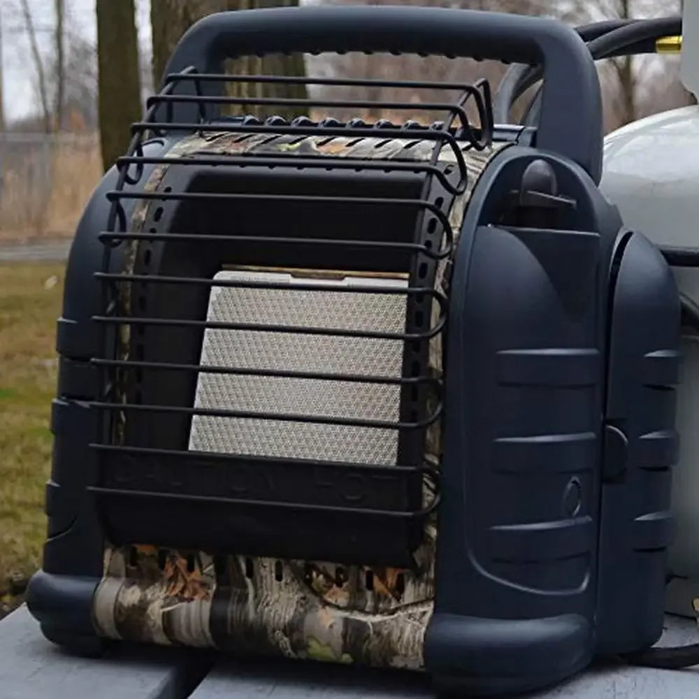 12,000 BTU Portable Propane Heater Hunting Buddy Camo Heat Your Space/300 Sq Ft 2 Pack Gas Powered