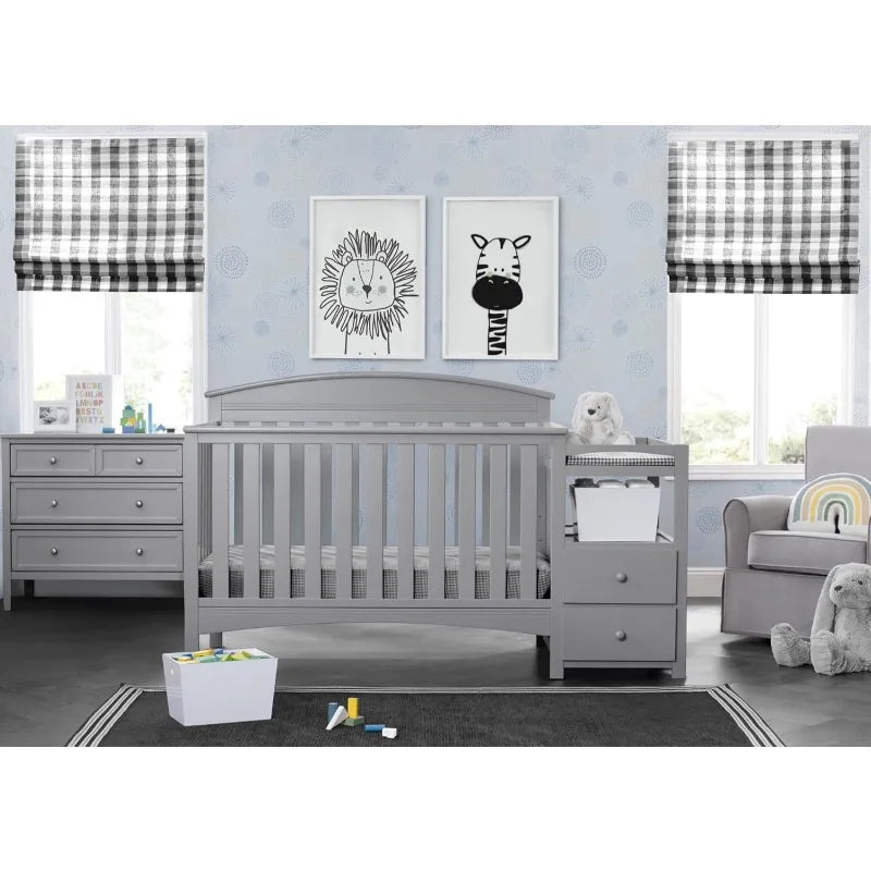 Abby Convertible Crib and Changer