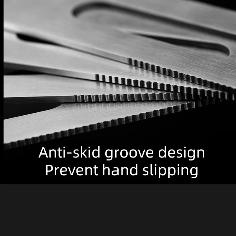 WUTA Design Professional Leather Thinning Knife Skiving, Round/Flat/Slanted Blade,Right/Left Handed