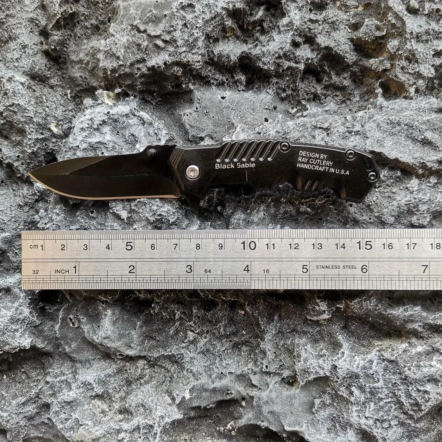 DoomBlade Steel Handle Folding Knife Outdoor Camping Pocket Kitchen EDC Utility Knife