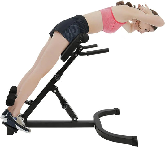 Back Extension Roman Chair AB Machine Adjustable Lengths Angles Sit up Bench Hip Thrust Machine