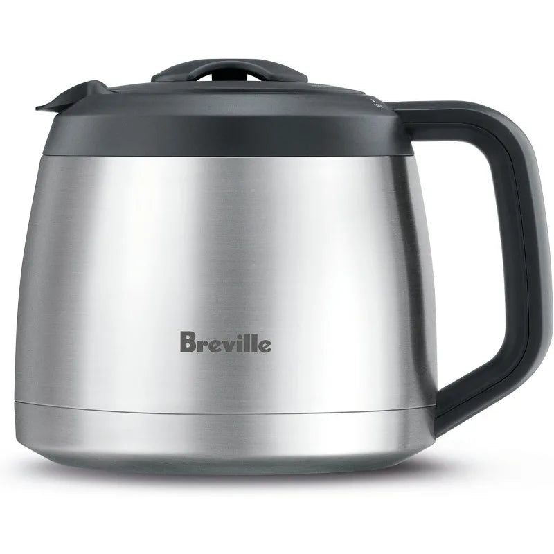 Breville Grind Control Coffee Maker, 60 ounces, Brushed Stainless Steel, BDC650BSS,Silver