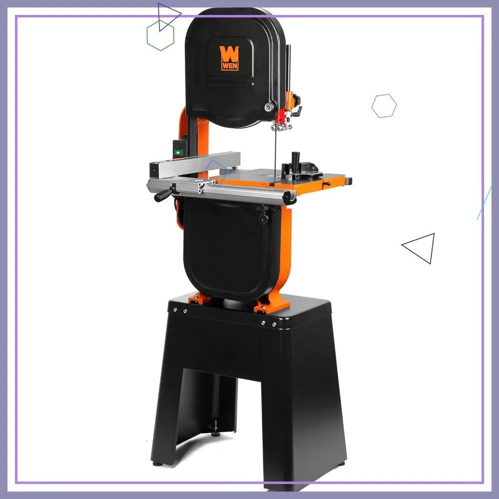 14" Industrial Band Saw, 1 HP Dual-Voltage 120V/240V, Two-Speed Metal Cutting w/Cast Iron Table