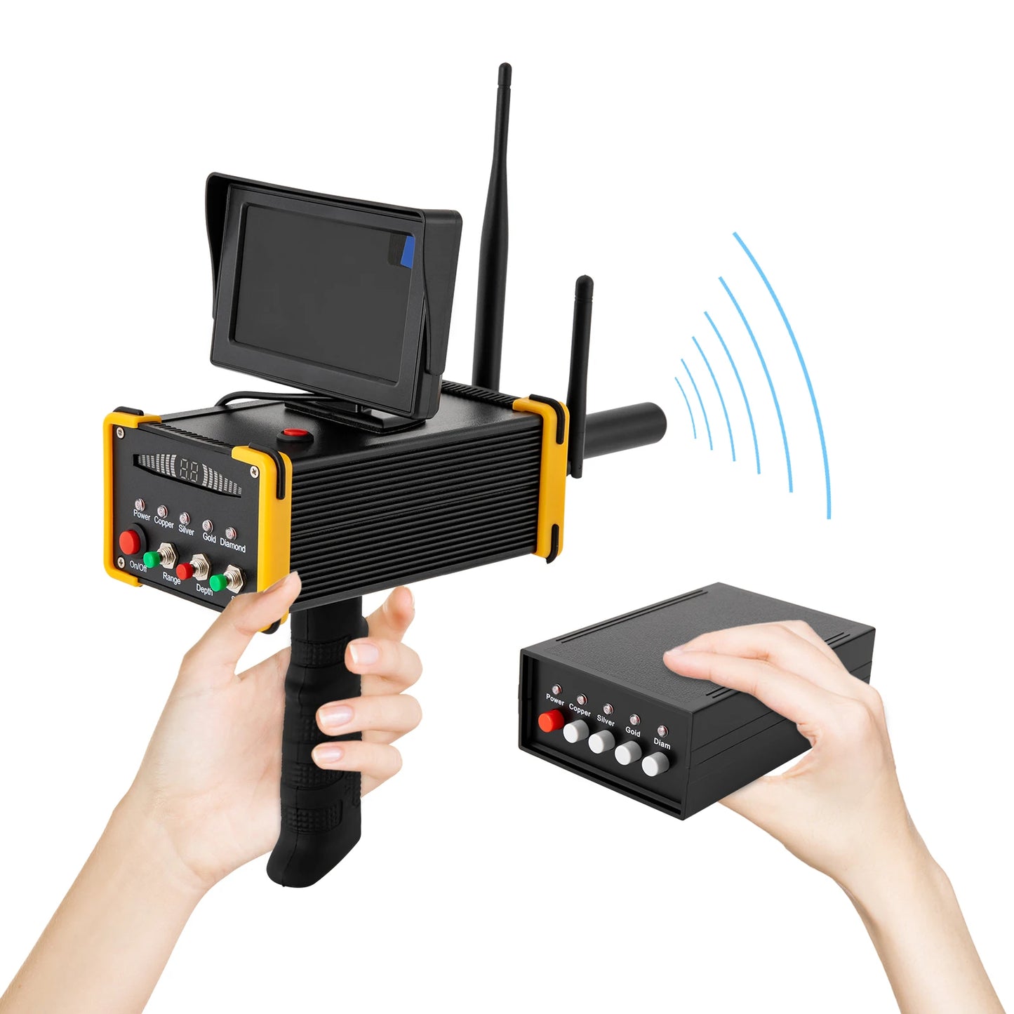 Metal Detector Gold Finder Underground Metal Scanner with High Definition Screen/AC100‑240V