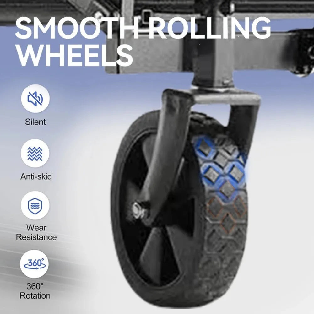 1PC Collapsible Foldable Wagon Cart, Car storage Heavy Duty Utility With All-Terrain Wheels