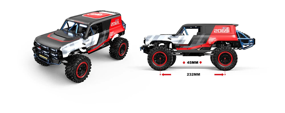 MJX 1:12 H12P Brushless High-Speed Remote Control Car/Climbing Car Four-Wheel Drive Off-Road RTR
