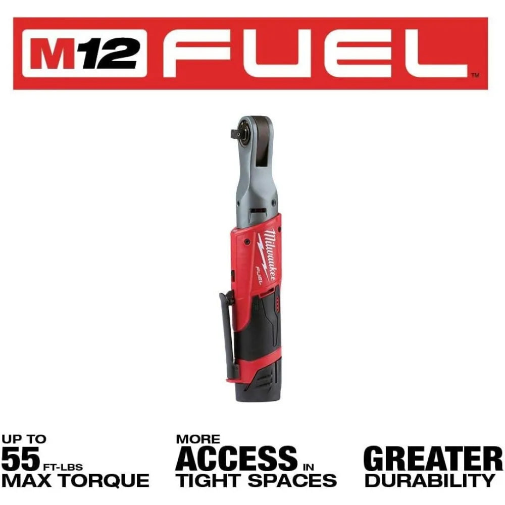 M12 FUEL 3/8" RATCHET 2BAT