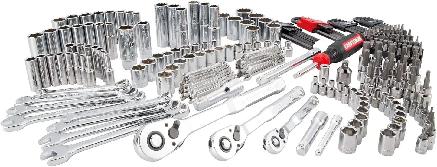 CRAFTSMAN VERSASTACK Mechanics Tool Set, 1/4 in, 3/8 in, and 1/2 in Drive, 230 Piece (CMMT45306)