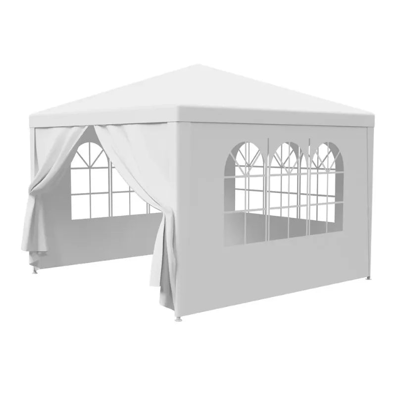 US 10x30 FT Outdoor Party Canopy Tent with 8 Removable Sidewalls, Waterproof Canopy