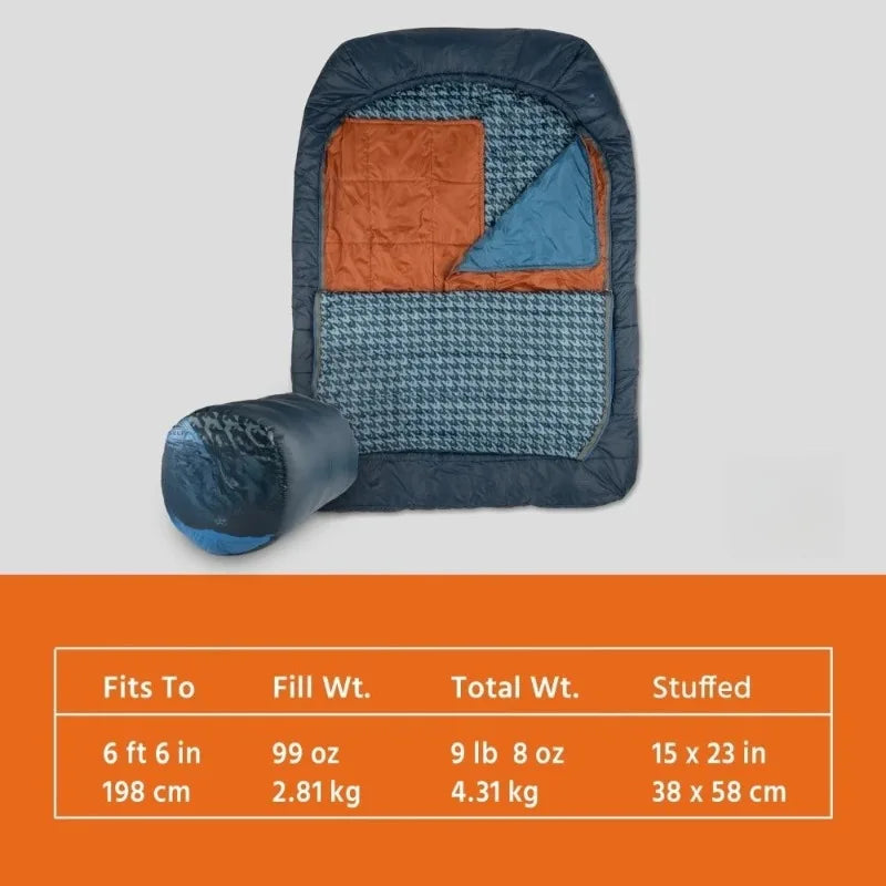 Tru.Comfort Doublewide 20 Degree Sleeping Bag – Two Person Synthetic  Sleeping Bag