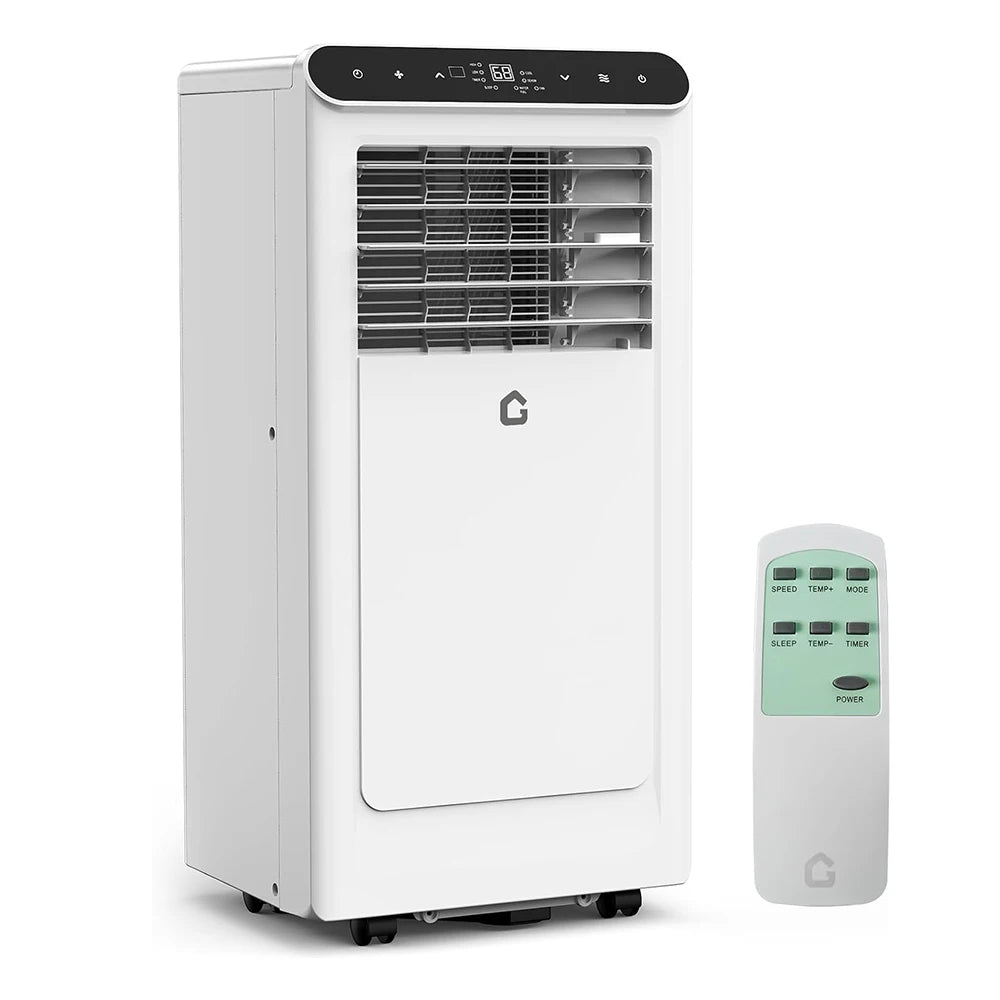 8000 BTU, 3-In-1 Portable AC Units for Rooms with Dehumidifier, Quiet Room Up to 350 Sq.Ft.Timer