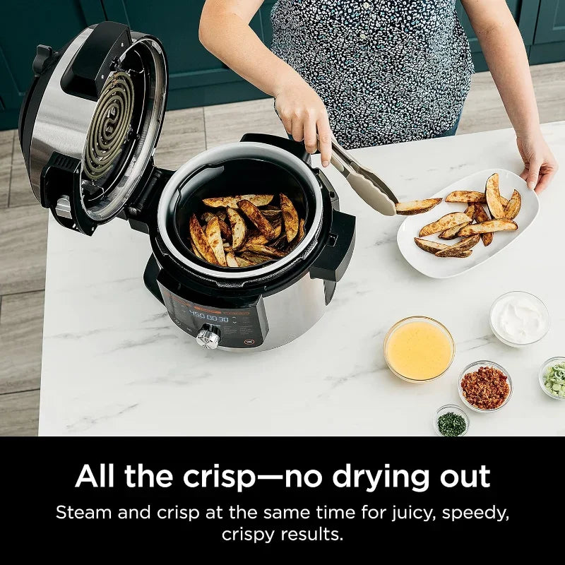 Ninja OL501 Foodi 6.5 Qt. 14-in-1 Pressure Cooker Steam Fryer with SmartLid, that Air Fries - My Store