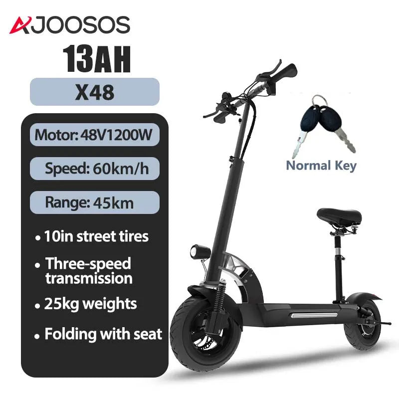 48V-72V Electric Scooter 1200W-5600W / Dual Motor Scooter Electric 85KM/H Maximum Speed E Scooter