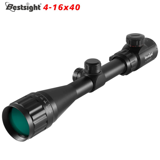 4-16X40 AOE Optics Rifle Scope Red & Green Dot Illuminated Sniper Gear Scope Airsoft Rifle