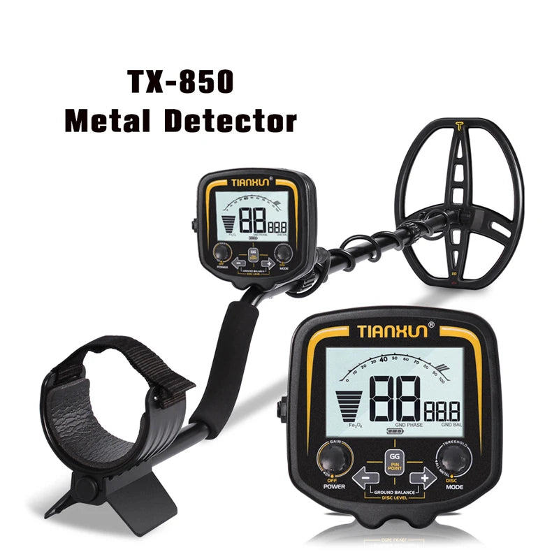 TX-850 Underground Metal Detector Professional Accuracy Scanner Finder Gold Detector 2.5m Depth