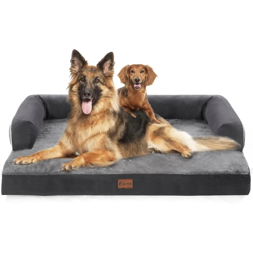 Orthopedic Dog Beds for Extra Large Dogs Non-skid Bottom (XX-Large Memory Foam Dog Bed