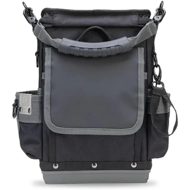 (Compact, Zippered Service Tech Tool Pouch) Lineman's Industrial Professional Tool Bag