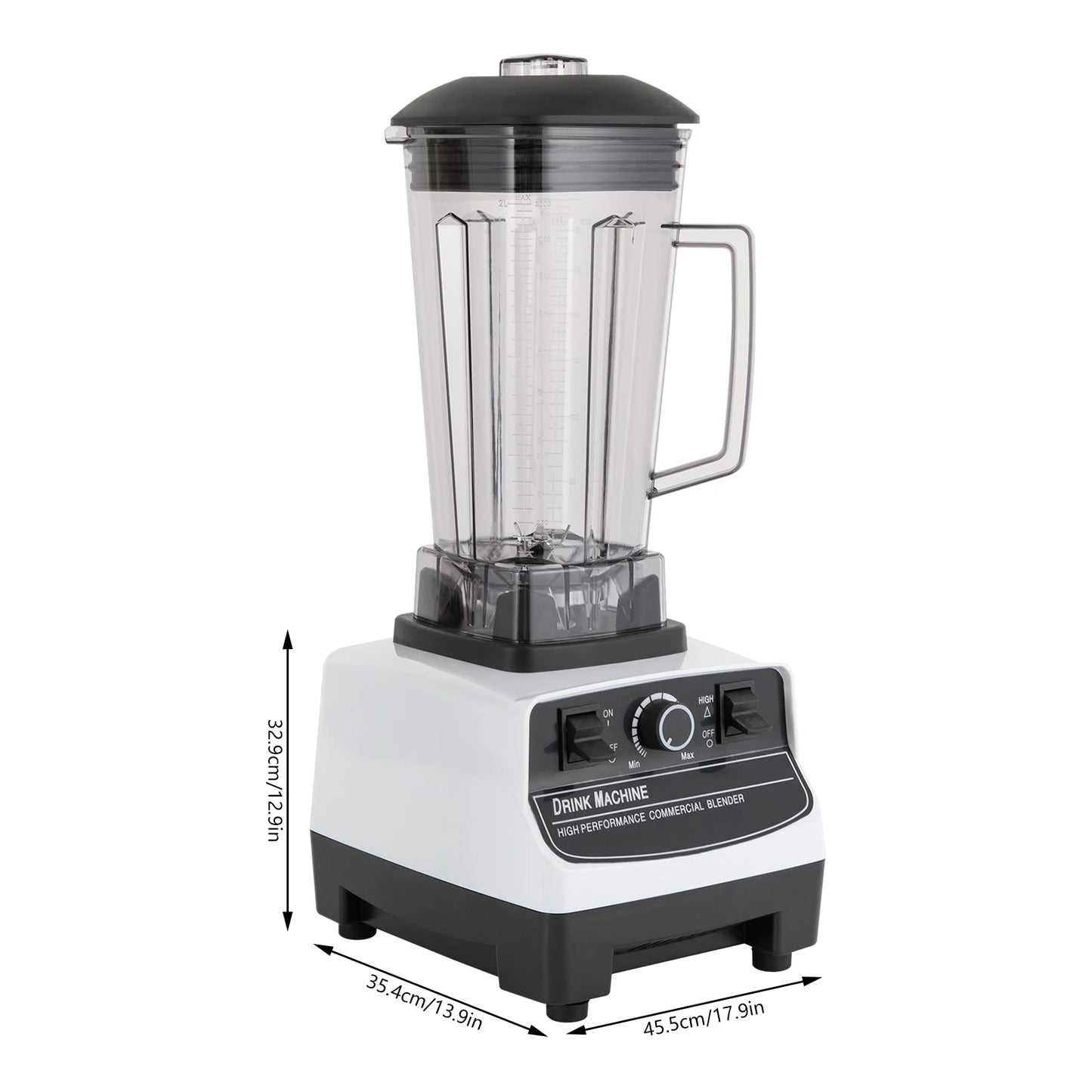 1600W Kitchen Countertop High Speed Blender Mixer Juicer 2L 16000R/M Powerful Blender