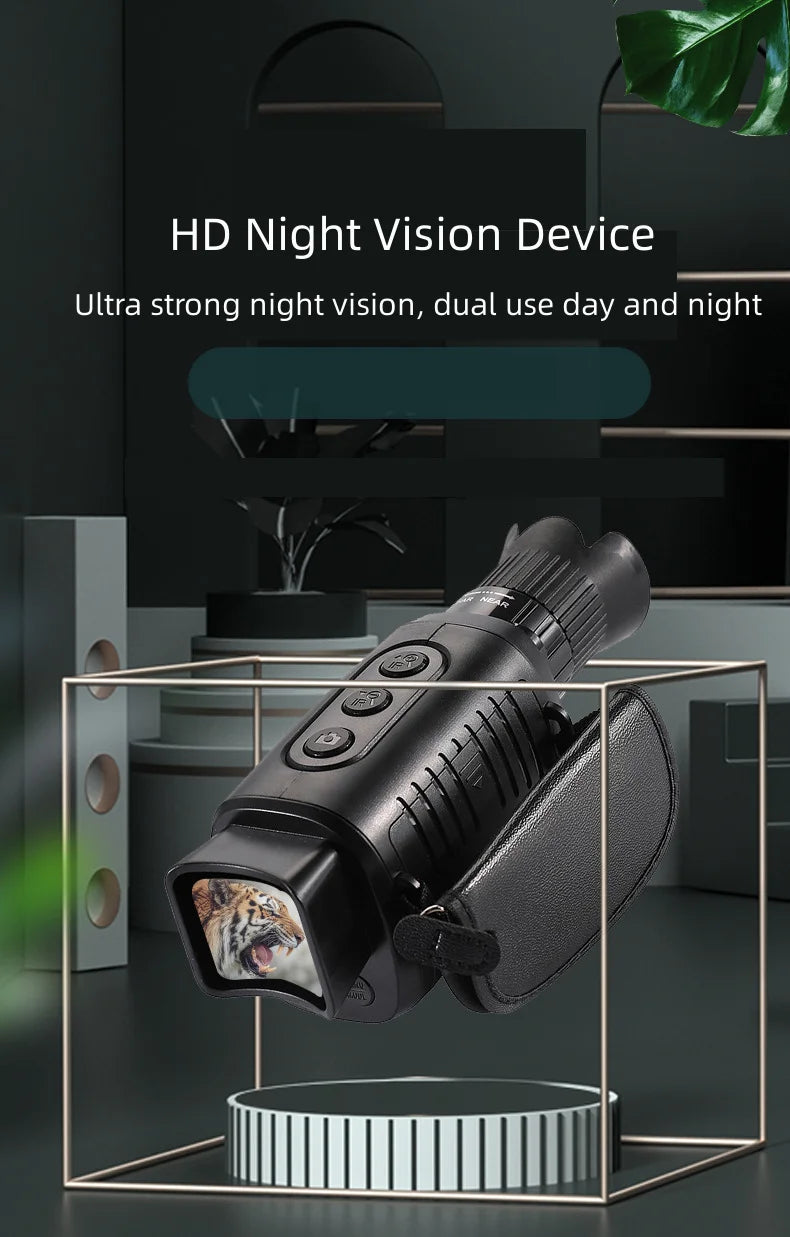 Monocular Night Vision 1080P HD Infrared Camera 5X Digital Zoom Telescope Full Darkness 300m