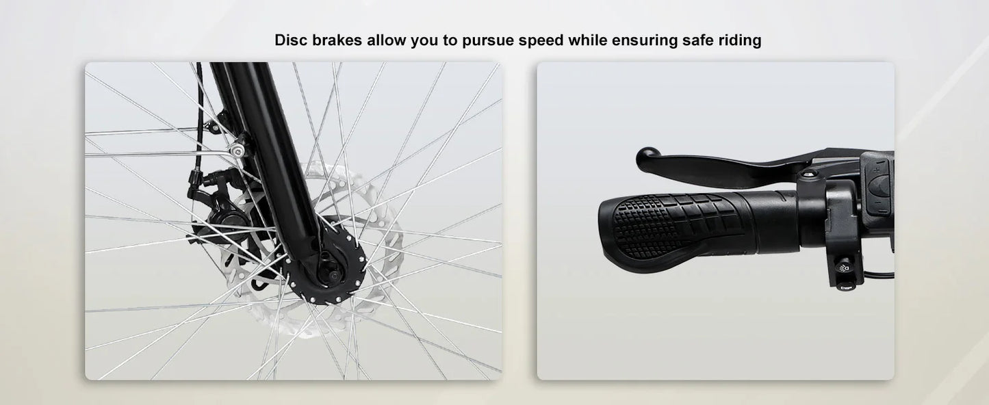 1000W Motor Peak 48V Electric, 26" Mountain Bike with Removable Battery,50Miles Range 20MPH E-bike