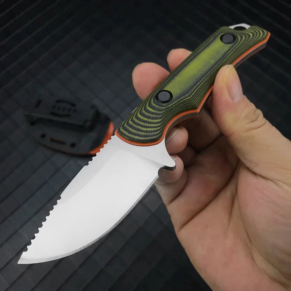 BM 15017 Self Defense Fixed Blade Hunter Knife w/Kydex Sheath G10 Handle Survival Multitools Knife