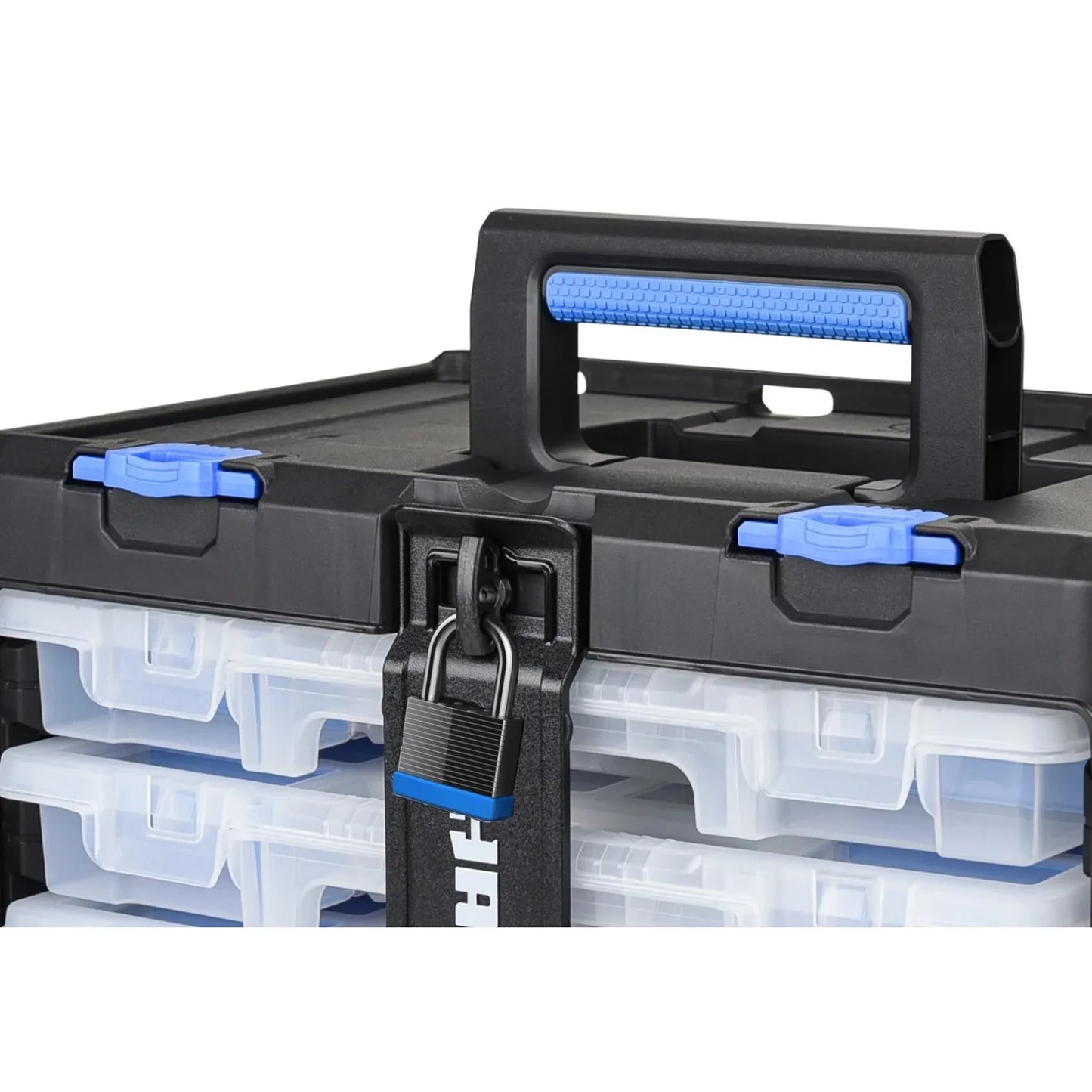 HART Stack System 3 Case Organizer for Parts and Tools, Integrates with HART Modular Storage System