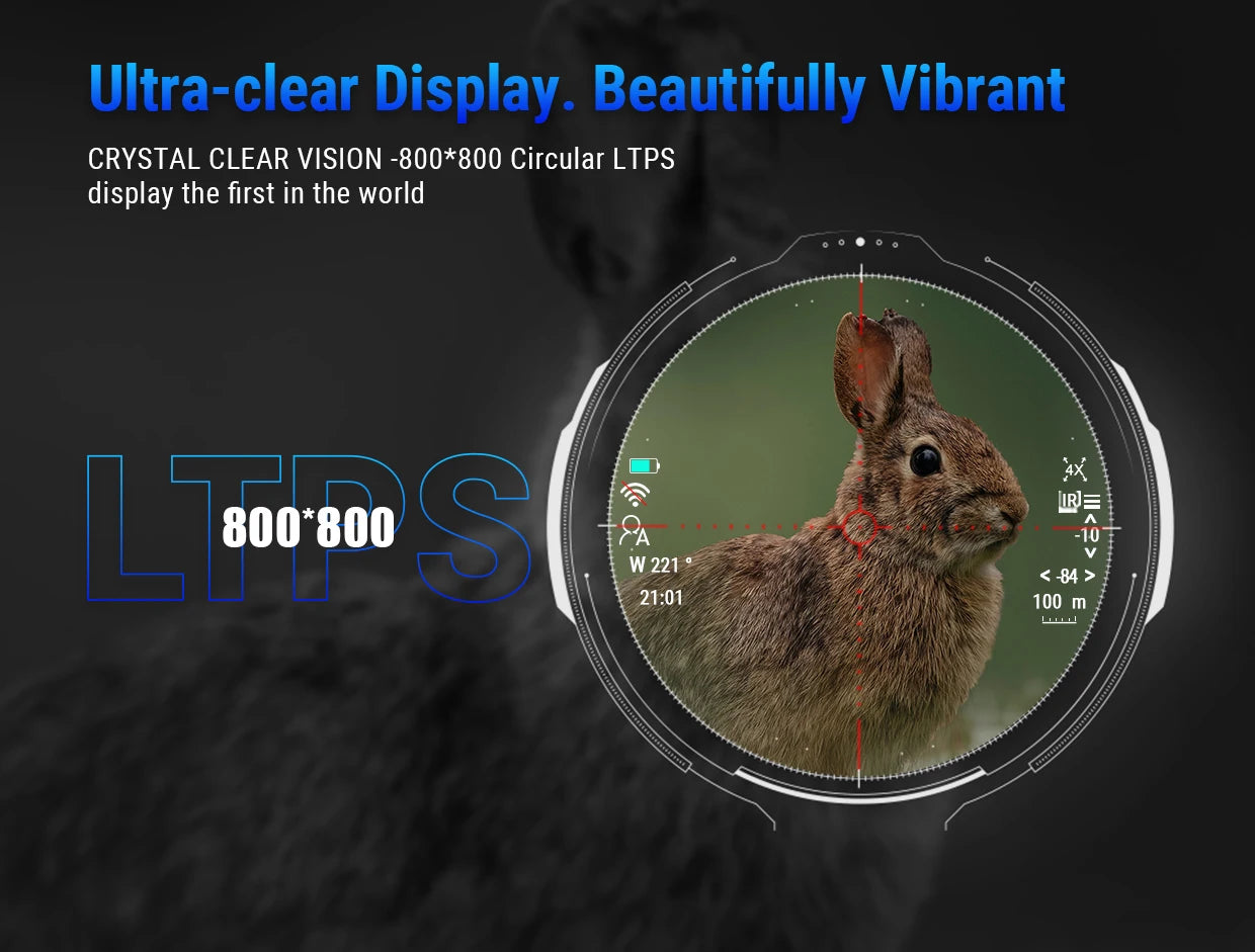 PARD DS35-50/ DS35-70 +TL3 Night Vision Scope Hunting Optics Long Eye-relief Display 2560*1440px