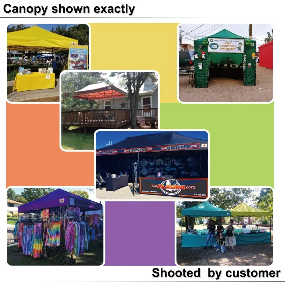 Portable Freestanding Shelter W/ Awning & Booth 10x20 Pop Up Commercial Canopy Tent-Events Vendor