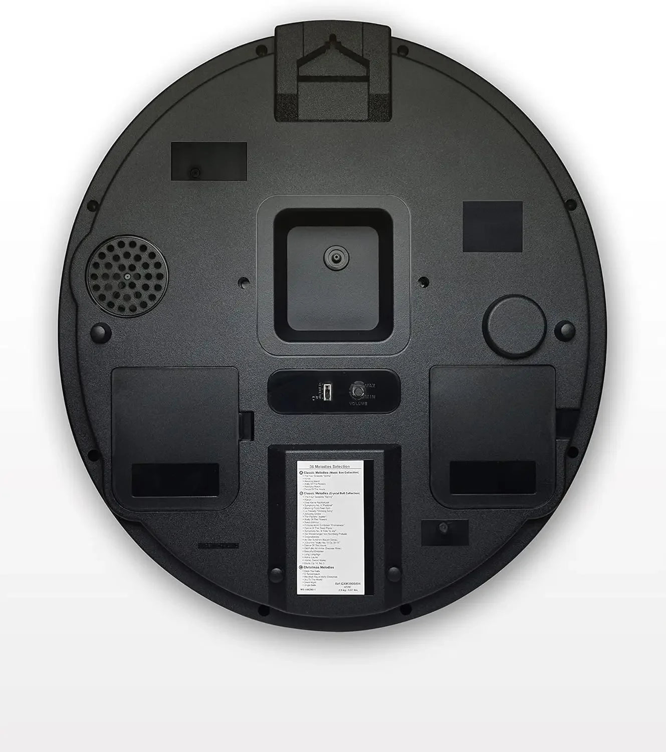 Melodies in Motion Wall Clock, Golden Trellis