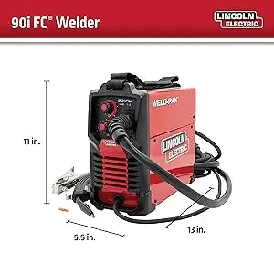 Electric 90i FC Flux Core Wire Feed Weld-PAK Welder, 120V Welding Machine, Portable w/Shoulder Strap