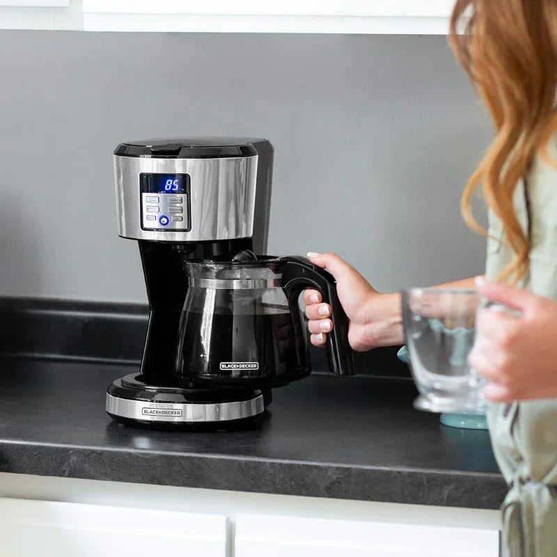 Black & Decker 12-Cup* Coffeemaker, Programmable, Exclusive VORTEXTM Technology, CM1331S-1